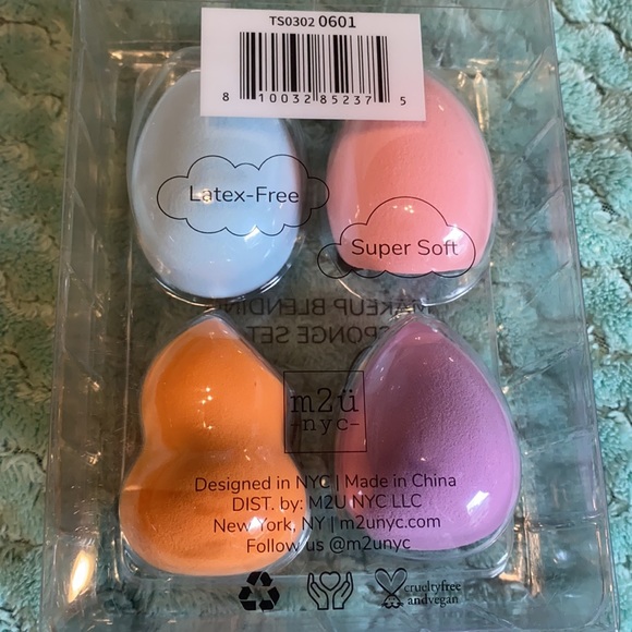 Latex-Free, Cruelty-Free, Vegan Makeup Blending Sponge Set 🐰💄 - Picture 2 of 2